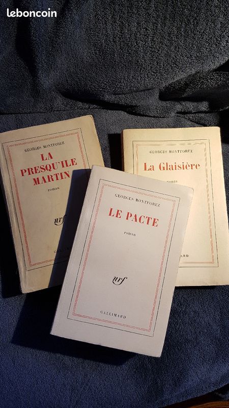 Rares titres dont un Envoi SP Nrf Gallimard Montforez Georges (image 1)