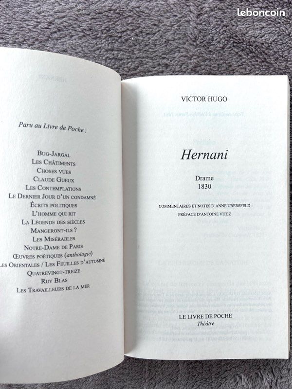 Livres poche « Hermani » et « Claude Gueux » de Victor Hugo (image 6)