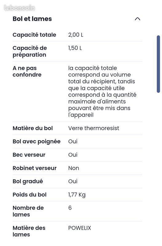 Blender moulinex perfectmix + (image 4)
