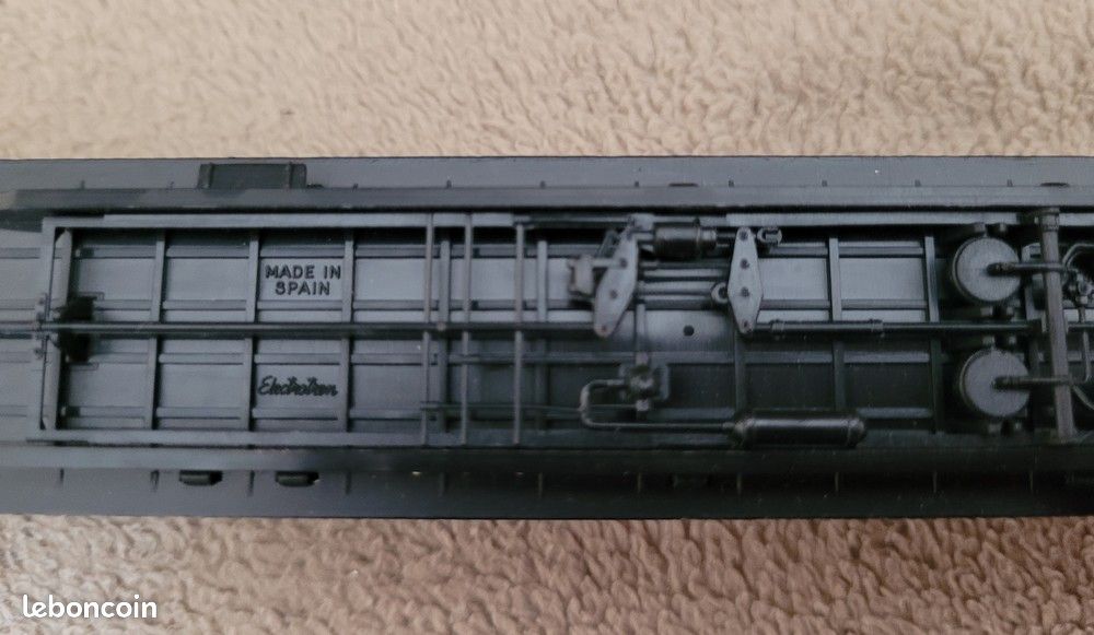 TRAIN HO COFFRET ELECTROTREN 6008 K WAGONS PLATS KS AVEC
