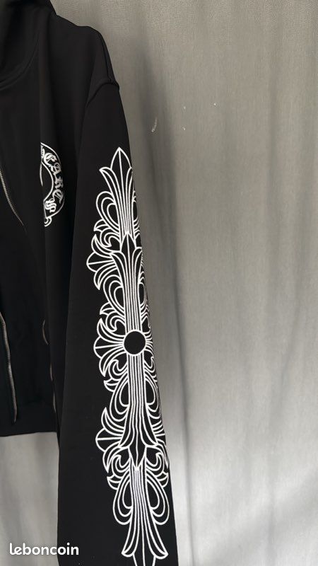 Pull à Capuche Chrome Hearts - Noir - Taille L - Neuf Avec étiquettes - 100% Coton