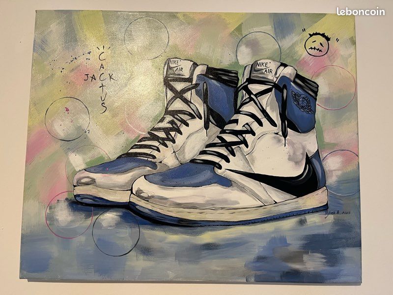 Tableau dessin Nike Jordan Décoration