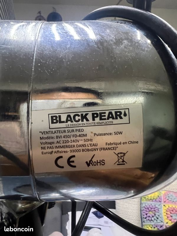 Ventilateur puissant en acier inoxydable (image 4)