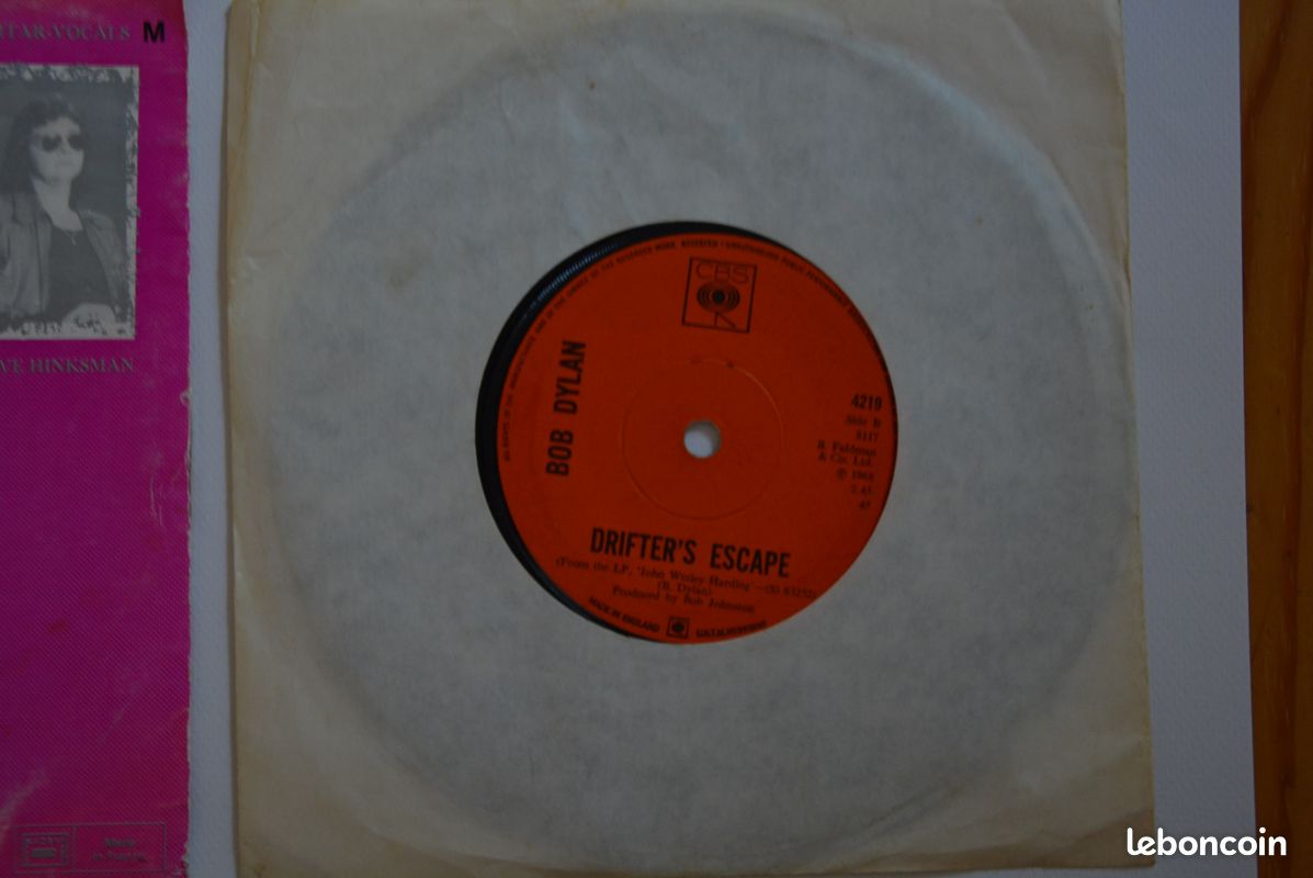 Lot 45 tours rock, Pop, rock psychédélique VG Dylan, Wallace collection, The New Seekers (image 3)