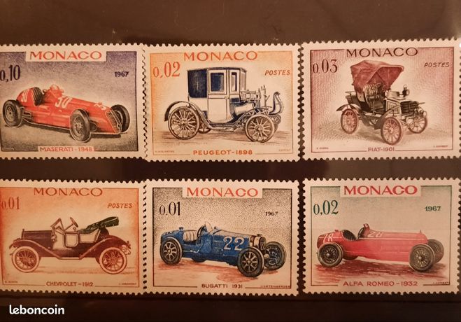 Timbre Monaco NEUF N°2334 – Voiture Rallye Monte-Carlo – Neuf Sans Charnière