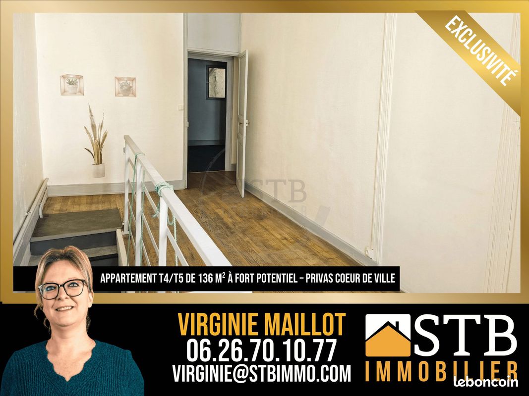 Appartement 4 pièces 137 m² · à Privas · 137 m² · 106 000 €