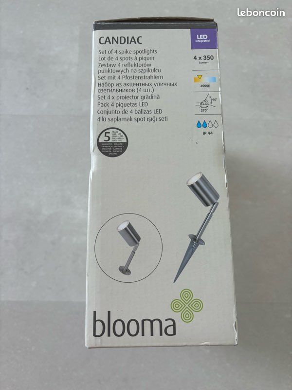 4 spots extérieurs à piquer Blooma CANDIAC, neufs (image 5)