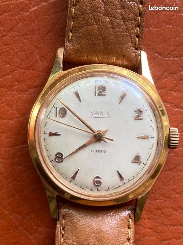 Vieille Montre Mécanique Yanik Calibre ETA 2752 – Occasion à Collectionner