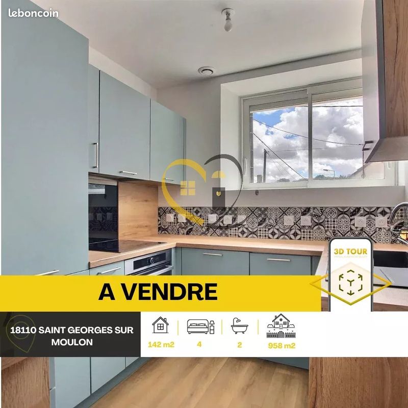 Maison 7 pièces 142 m² · à Saint-Georges-sur-Moulon · 142 m² · 155 000 €