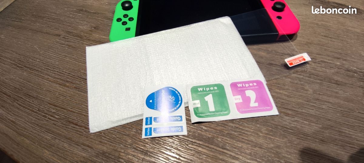 Verre trempé pour Nintendo Switch V1 et V2 (image 2)