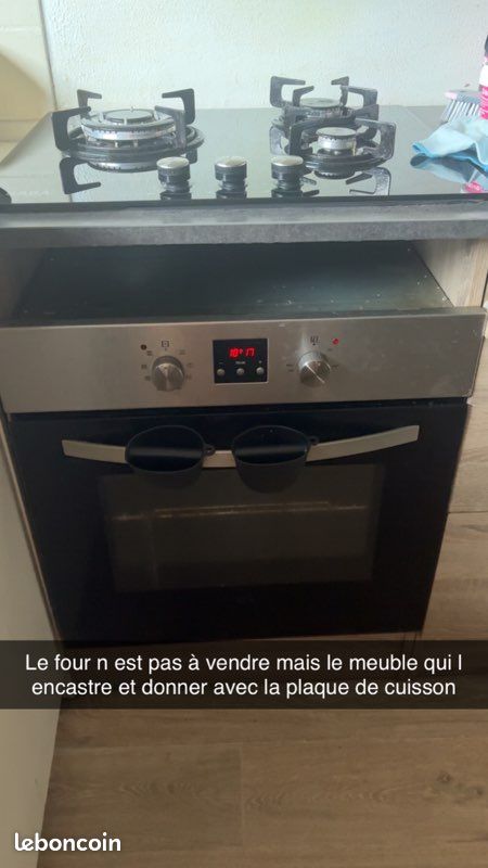 Ensemble cuisine 6 meubles avec plaque cuisson (image 1)