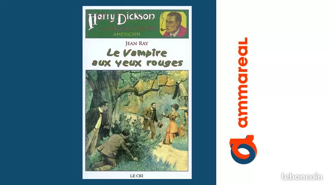 Harry Dickson, Tome 20 : Le Vampire aux yeux rouges - Jean Ray (image 1)