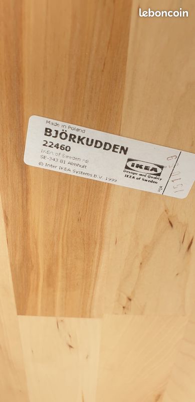 Table haute Ikea BJÖRKUDDEN+ 2 chaises STIG IKEA (image 2)