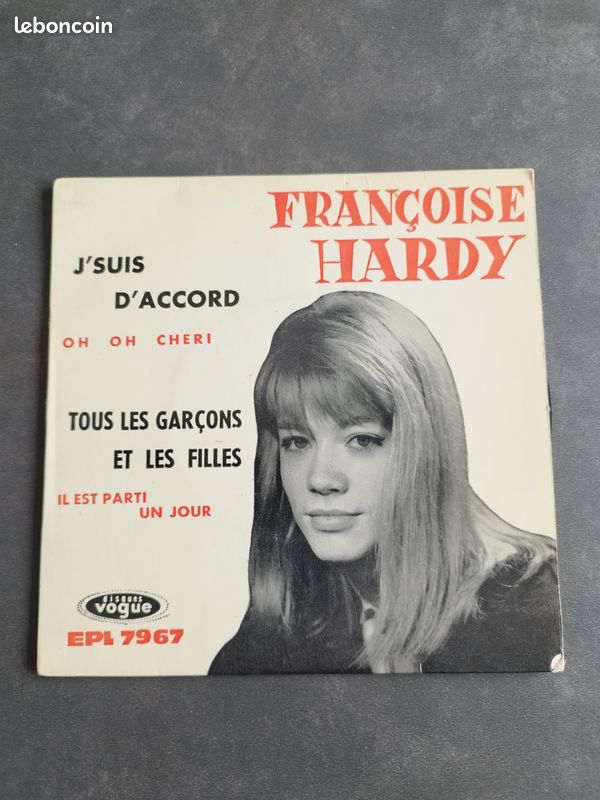 Collection - Disques Françoise Hardy & Edith Piaf 45 Tours – Réf 111 (image 1)