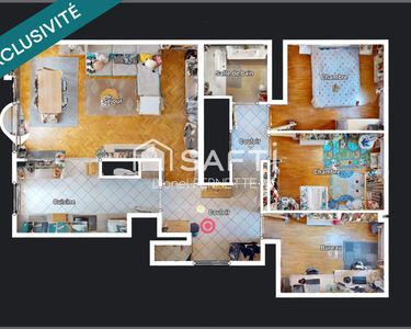 Appartement 370 000 € - 82 m²