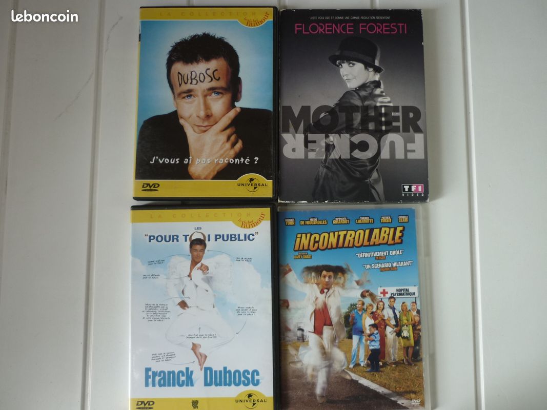 8 DVD et CD comiques (image 1)