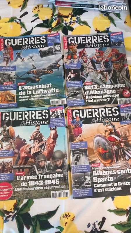 Magazines guerre et histoire n°13 n°14 n°15 et n°24 (image 1)