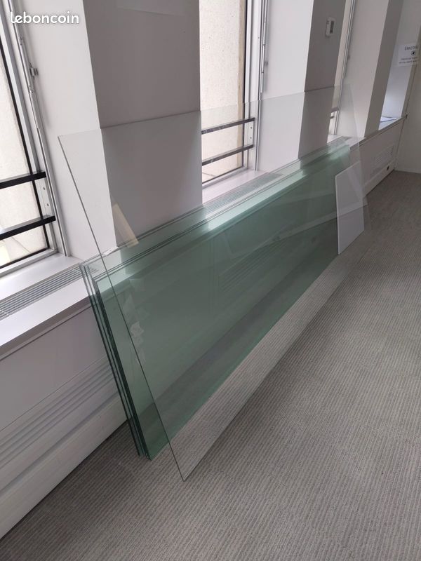 Lot de vitre de bureau (image 1)