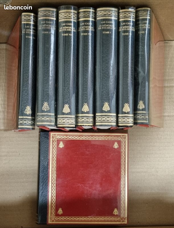Napoléon Bonaparte / Le Mémorial de Sainte Hélène 8 volumes par le Comte de Las Cases, Edition de luxe nominative num (image 1)