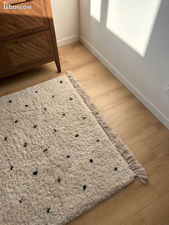 BRÖNDEN Tapis, poils ras, fait main beige, 200x300 cm - IKEA