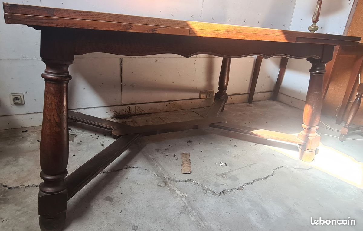 Table bois et 4 chaises (image 3)