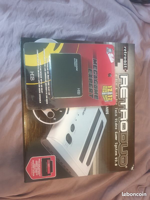 Console Retroduo by Retrobit pack megagame expert megadrive snes nes compatible neuf en boîte (image 1)