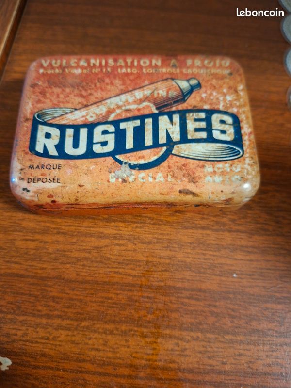Boîte De Rustine Vintage – Garage Vélo Ancien (France)