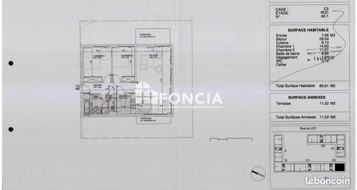 Appartement 3 pièces 81 m² · à Toulouse · 81 m² · 730 €/mois