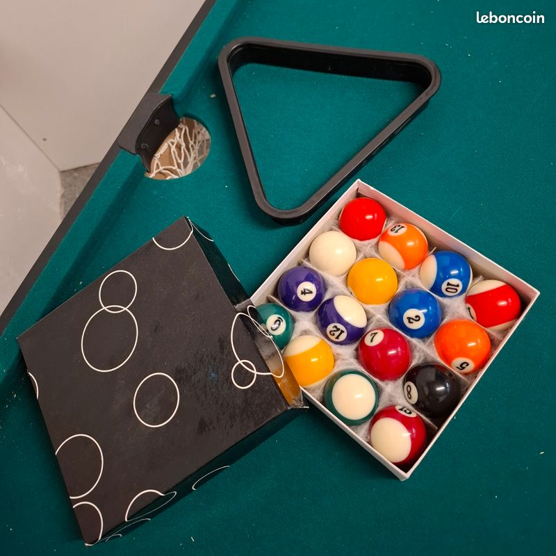 Table de jeux SPORT FUN 4 en 1 (multijeux): baby-foot, billard, hockey, ping-pong/ tennis de table (image 4)