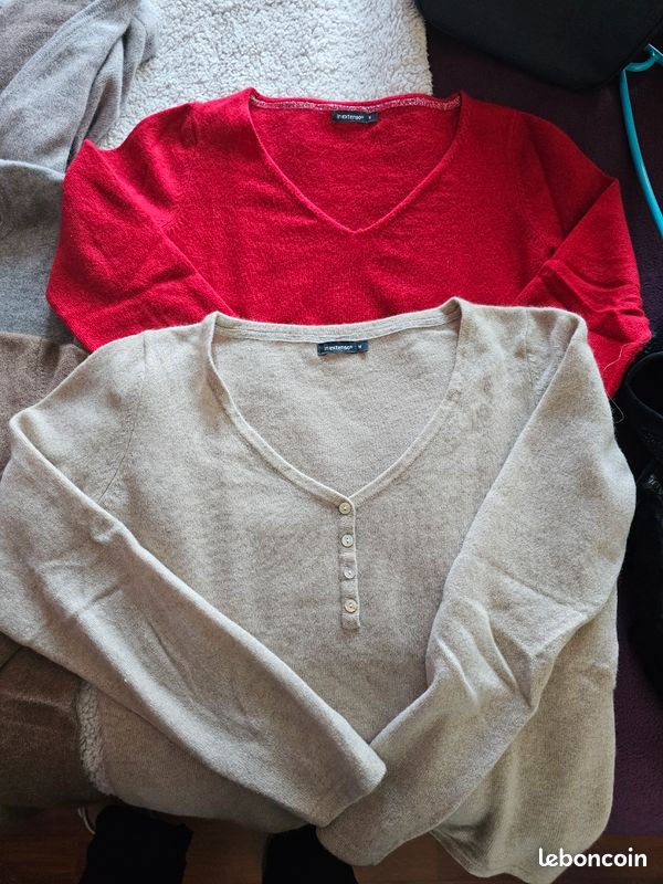 Pulls et gilets cashmeere bon etat (image 1)