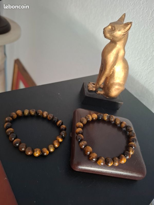 Bracelets en pierre " œil de tigre " 💎 (image 4)