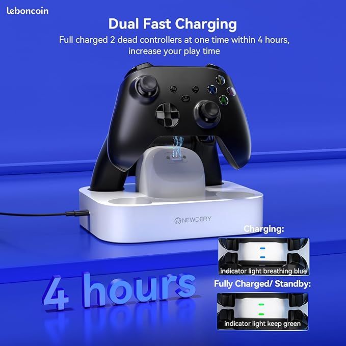 Station de charge pour manette Xbox Series X | S/Xbox One/One X/One S