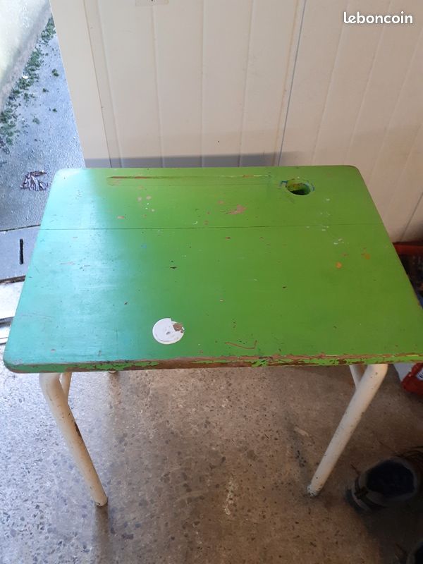 Bureau d'ecolier vintage (image 3)