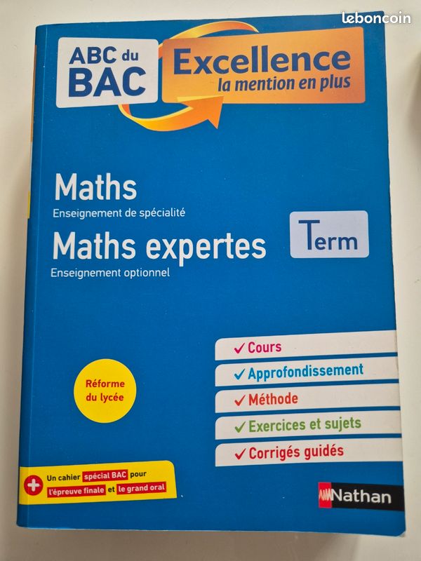 Abc du bac Maths et Maths expertes Terminale (image 2)