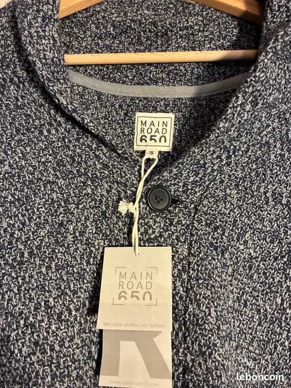 Gilet gris texturé Maison Scotch – M (image 4)
