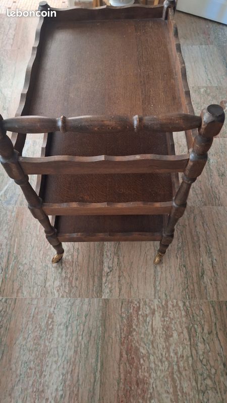 Desserte roulante en bois (image 3)