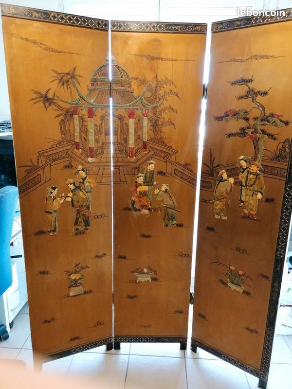 Vente paravent et tableaux (image 1)