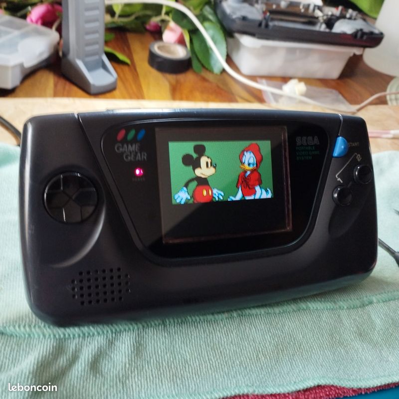Écran De Remplacement Noir Pour Sega Game Gear - Neuf Emballé - Vitre De Protection - Compatible Toutes Game Gear