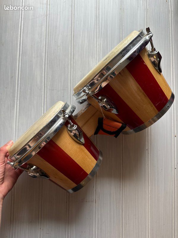Tambour bongo pour, bongos en bois, Instrument de musique à
