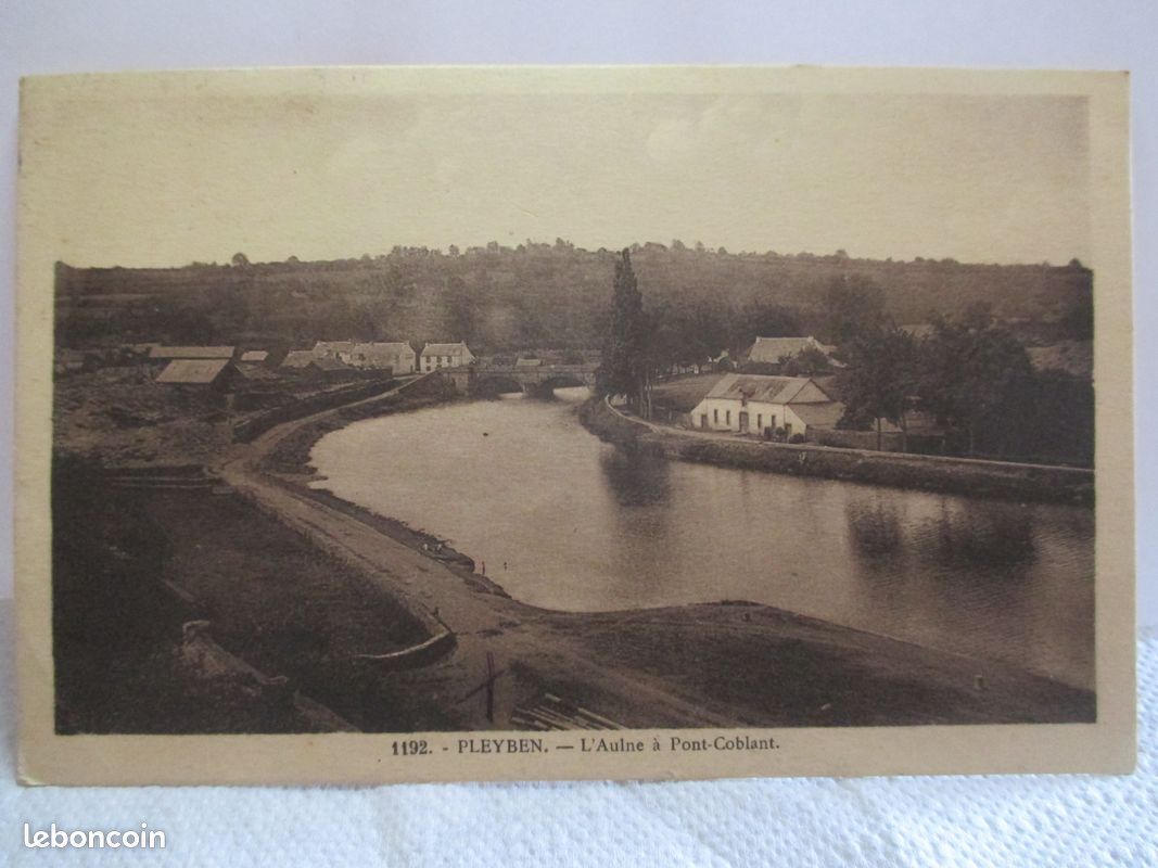 Carte postale PLEYBEN l'Aulne à Pont-Coblant (image 1)