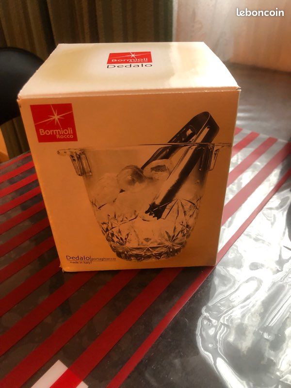 Seau en verre pour glaçons (image 1)