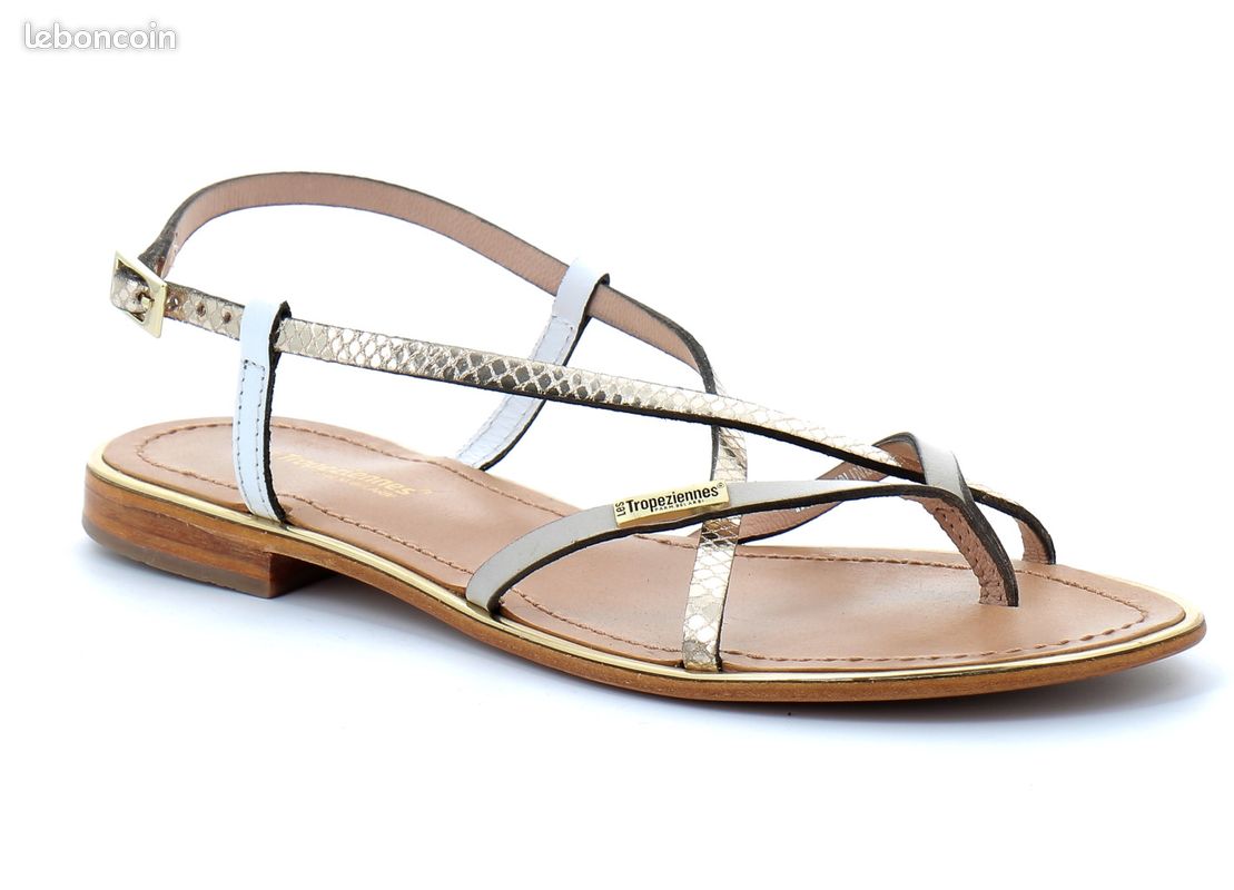 Monaco Tan Tropezienne Monaco Monaco Beige Sandales Monaco