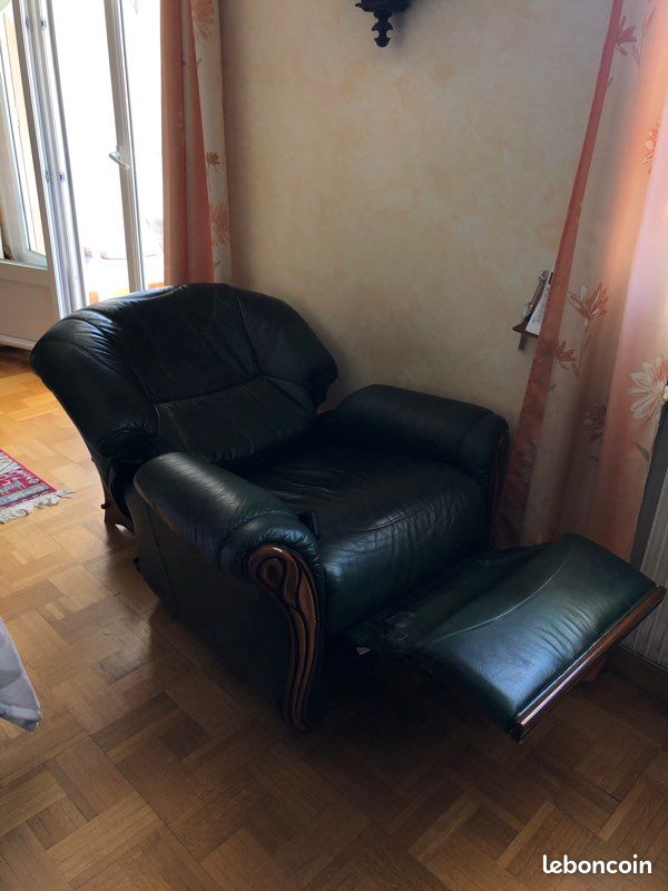 Fauteuils relax éléctriques en cuir (image 2)
