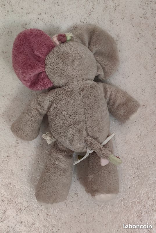 Doudou / Peluche NOUKIE'S Elephant Kali 19 cm (Doume) (image 2)
