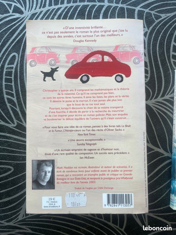 Lot de romans Mark Haddon et Matthieu Ricard (image 3)