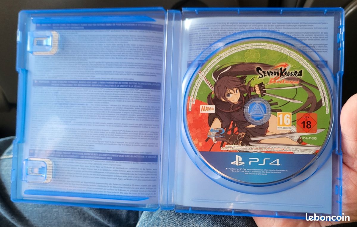 Jeu PS4 Senran Kagura Burst Re:newal – Bon état – édition Sur