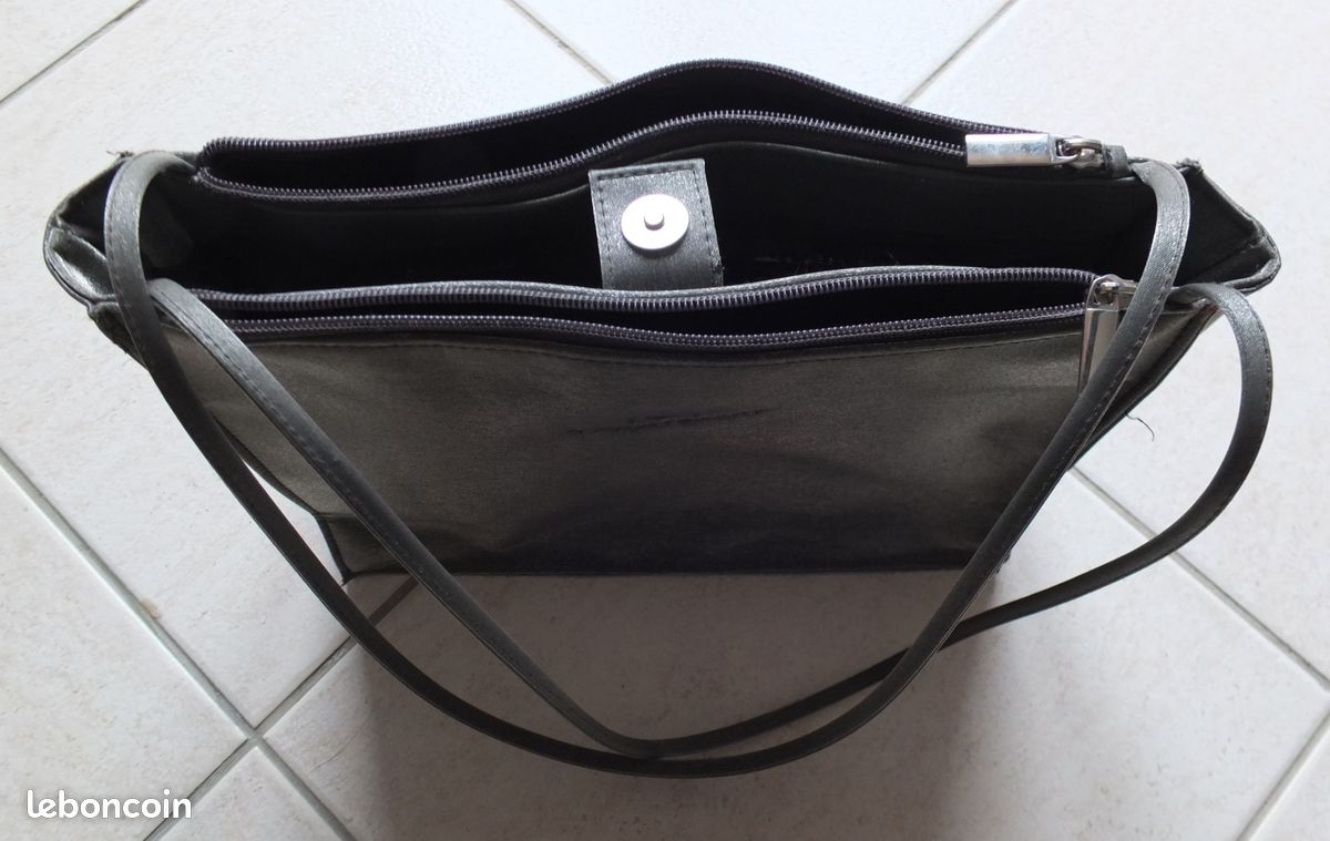 Sac toile gris (image 2)
