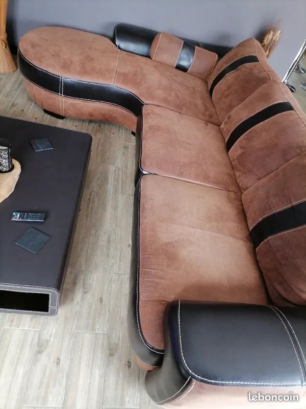 Canapé d'angle avec fauteuil (image 1)