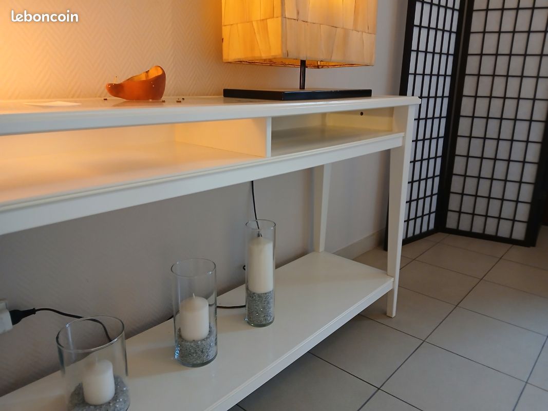 Meuble console blanche (image 5)