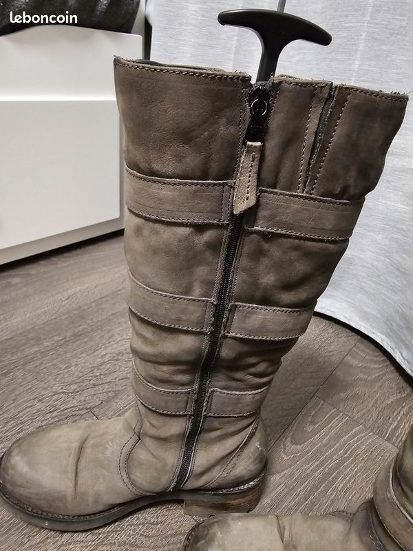 Bottes cuir Mjus avec 3 brides réglables T38 (image 6)